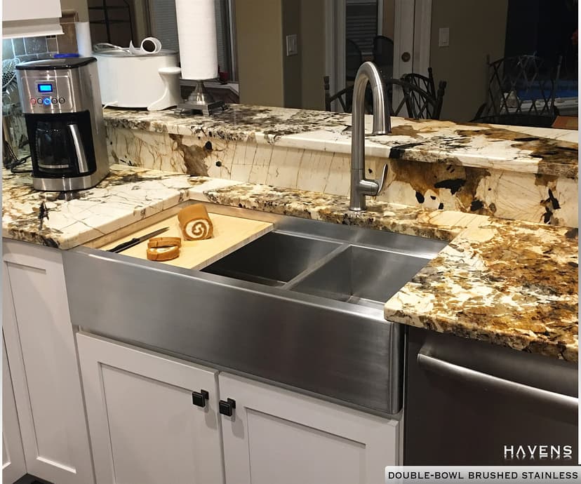 Custom stainless steel sink