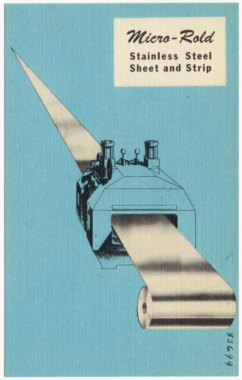 Micro-Rold stainless steel sheet and strip mill