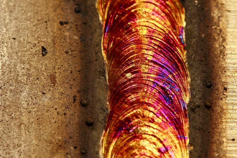 Stainless steel weld seam